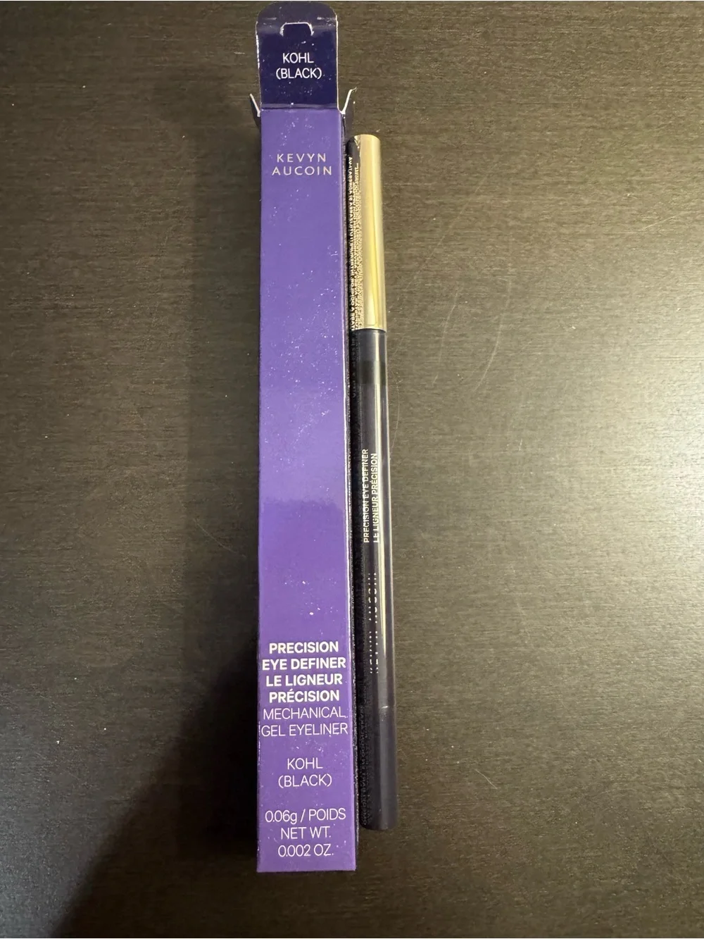 Kevyn Aucoin Precision Eye Definer Kohl Black .01 oz .06 g Full Size NIB